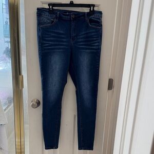 Wax Jean Dark Blue Women's Skinny Jeans